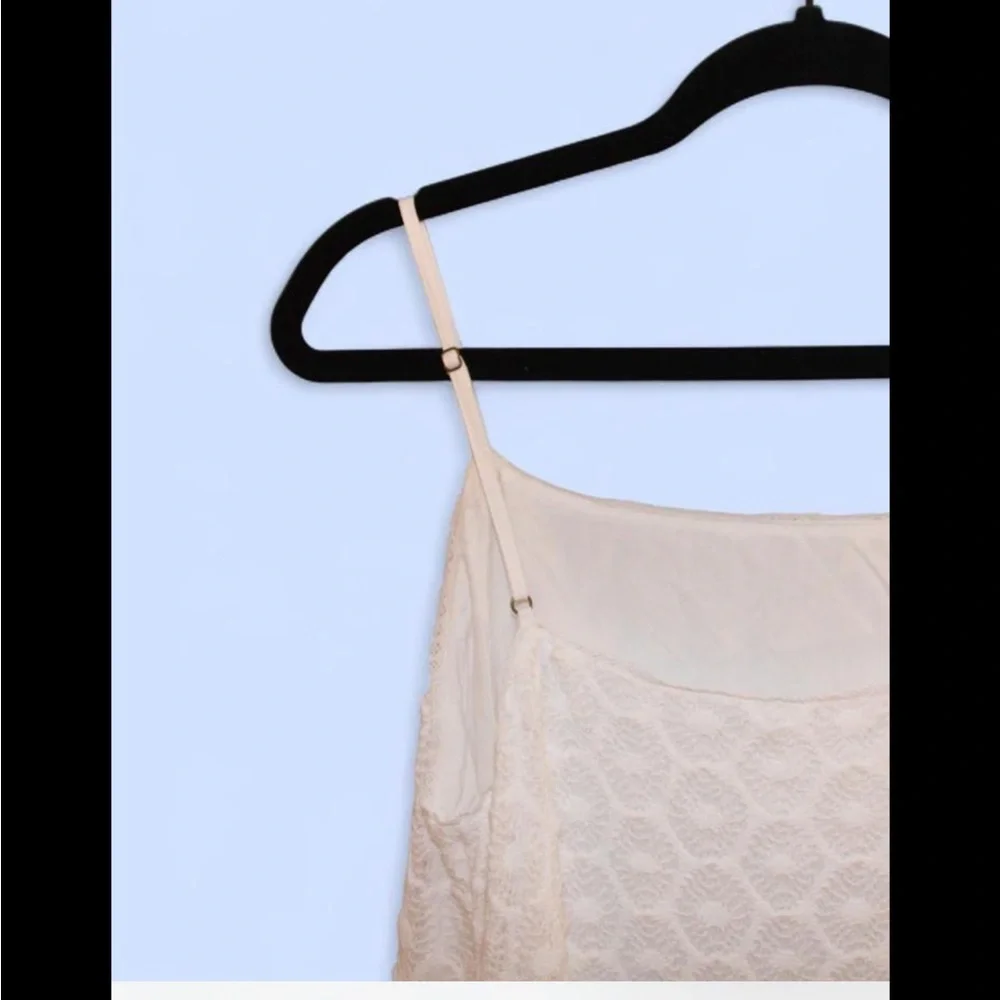 Anthropologie lace ivory midi dress women’s size medium nwt - Picture 6 of 8